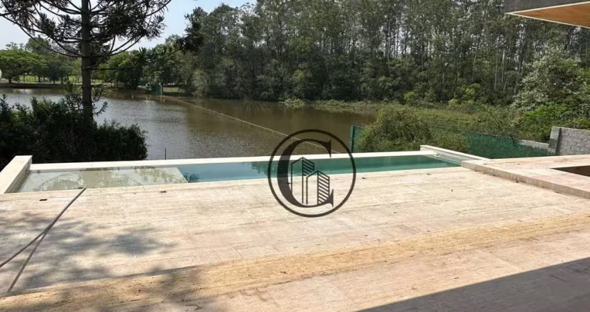 Sobrado com 5 dormitórios à venda, 700 m² por r$ 8.990.000,00 - condomínio lago azul - araçoiaba da serra/sp