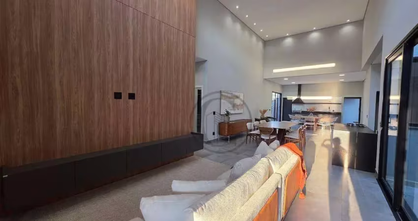 Casa com 3 dormitórios à venda, 212 m² por r$ 2.290.000,00 - condomínio chácara ondina - sorocaba/sp