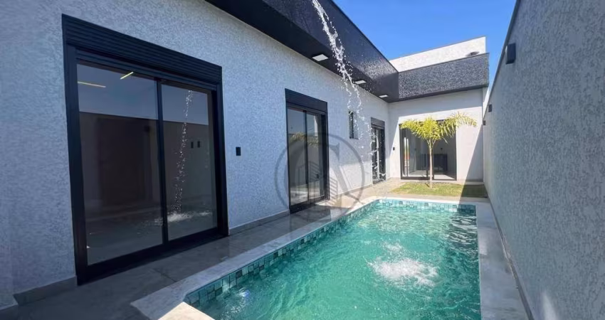 Casa de Alto Padrão com Piscina e Design Exclusivo no Condomínio Reserva Ipanema