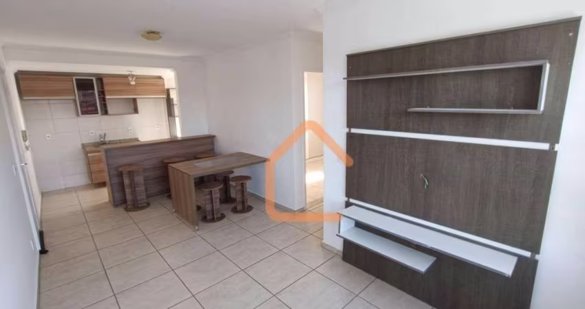 Apartamento com 2 dormitórios para alugar, 50 m² por R$ 1.300/mês - Inconfidentes - Pouso Alegre/MG