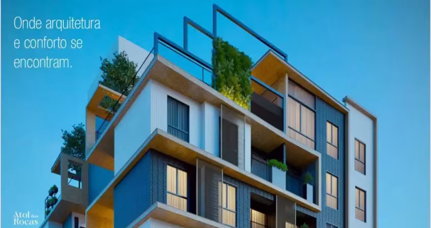 Apartamentos proximo do mar com 3 quartos e 2 vagas de garagem