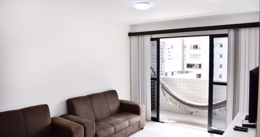 Apartamento Quarto e sala mobiliado em Ponta Verde, Maceió/AL