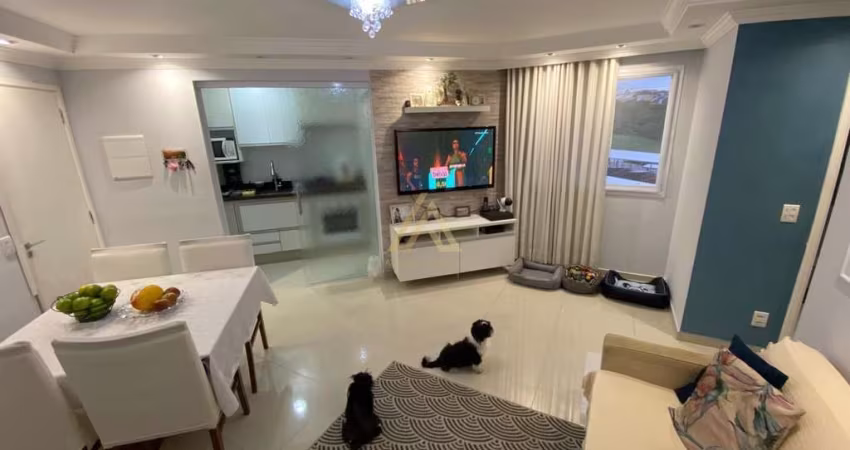 Apartamento para locação Cidade Jardim, Jundiaí-SP: 2 quartos, 2 salas, 1 banheiro, 1 vaga, 48m².
