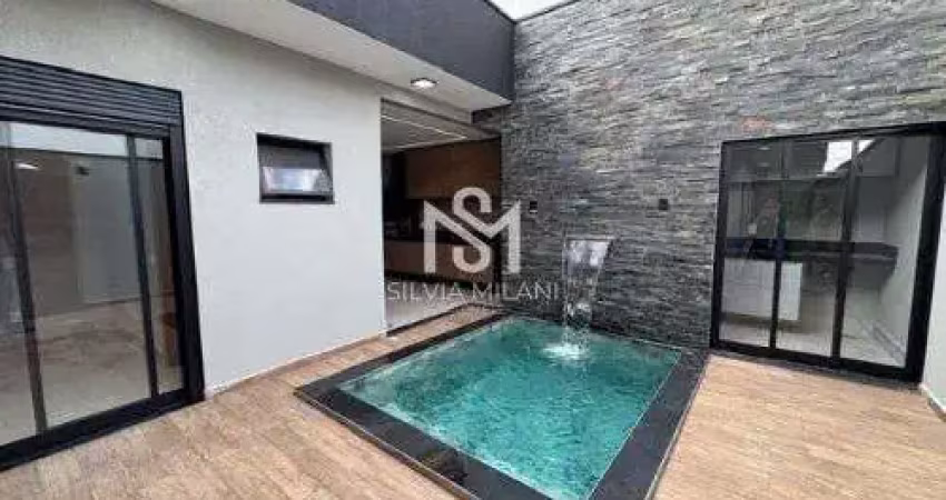 Condomínio Residencial Mantova Indaiatuba - Casa em Condomínio com 03 dormitórios e piscina - Jardim Mantova - Indaiatuba/SP