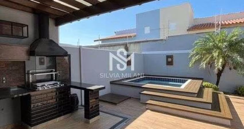 Condomínio Bréscia Residencial - Casa sobrado em Condomínio com 03 suítes, escritório e piscina-Indaiatuba/SP