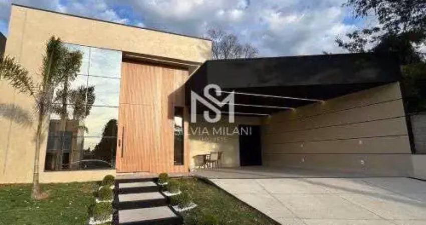 Condomínio residencial milano indaiatuba/sp - casa com 03 suítes, piscina e escritório  no condomínio milano em indaiatuba /sp