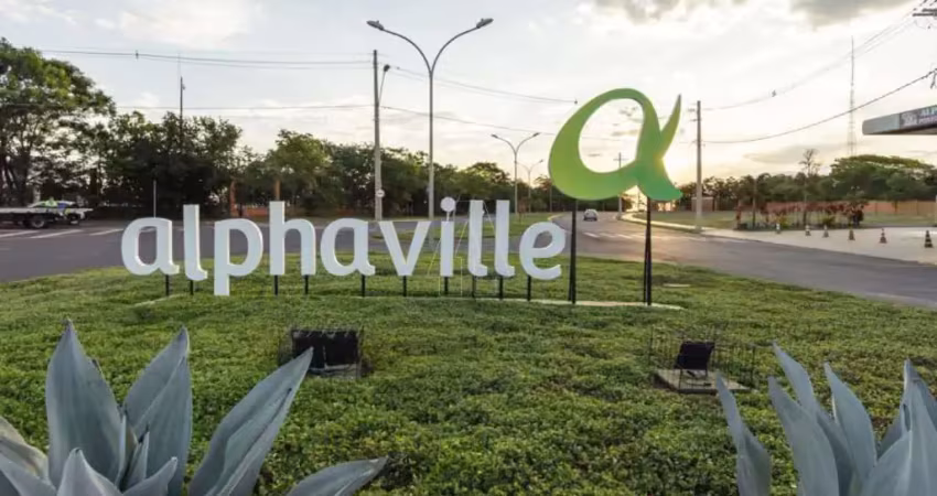 Terreno no condomínio alphaville ii em araçatuba/sp