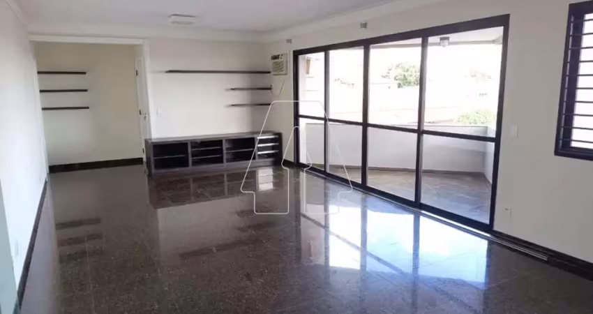 Apartamento no condomínio edifício manacás em araçatuba/sp