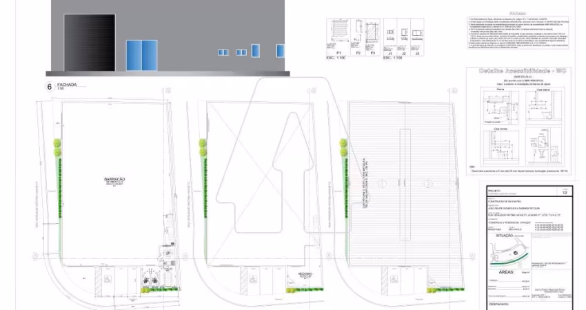 Novo Barracão Comercial no bairro Parque Industrial em Araçatuba-SP