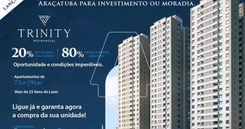 Apartamento no Residencial Trinity em Araçatuba/SP