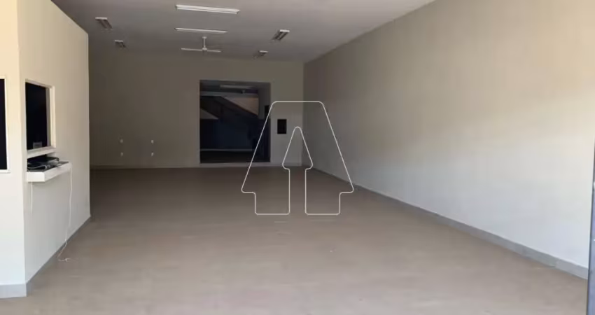 Excelente salão comercial para locação no bairro são joão em araçatuba-sp