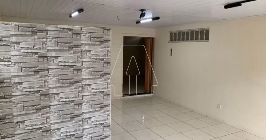 Casa comercial para alugar no Bairro das Bandeiras, Araçatuba 