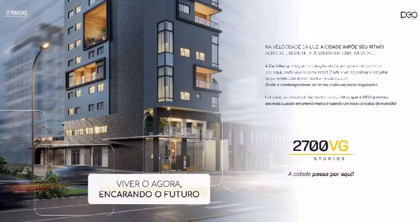 2700VG - Studios, 1 Dormitório e Lofts na Visconde de Guarapuava próximo ao Shopping Estação