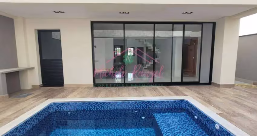 Sobrado novo no vivva - 03 suítes + escritório - piscina aquecida