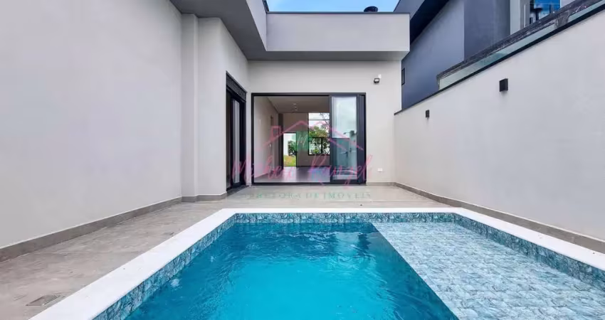 Casa nova - térrea no condomínio vivva - 03 dormitórios e piscina