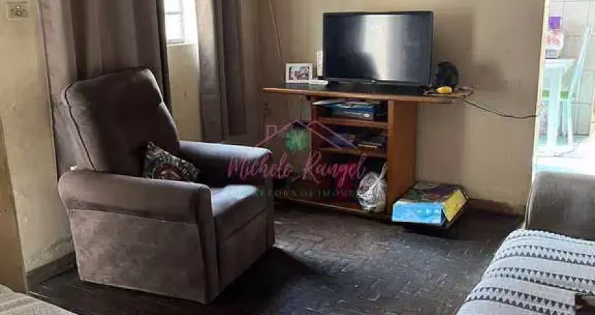 Casa antiga no jd. são josé - região central - 4 cômodos + edícula fundo