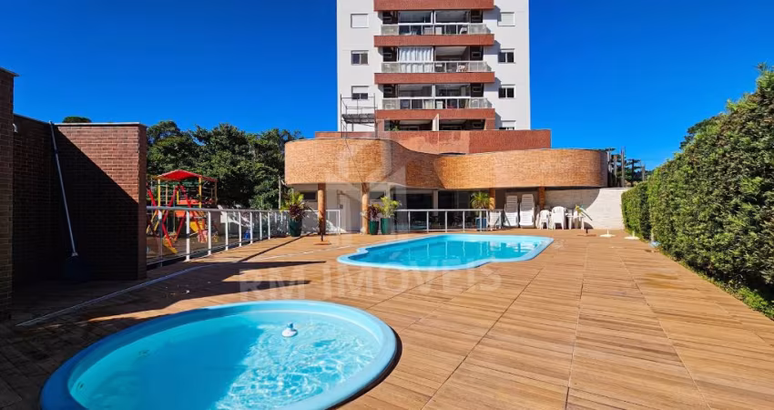  Apartamento de dois dormitórios, sendo uma suíte, em andar alto com vista panorâmica e sol da manhã!
