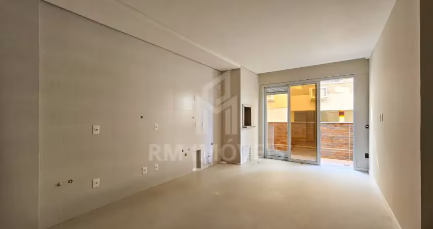 Apartamento garden novo de 1 dormitório, com 1 vaga de garagem + hobby-box, na Rua Lauro Linhares!