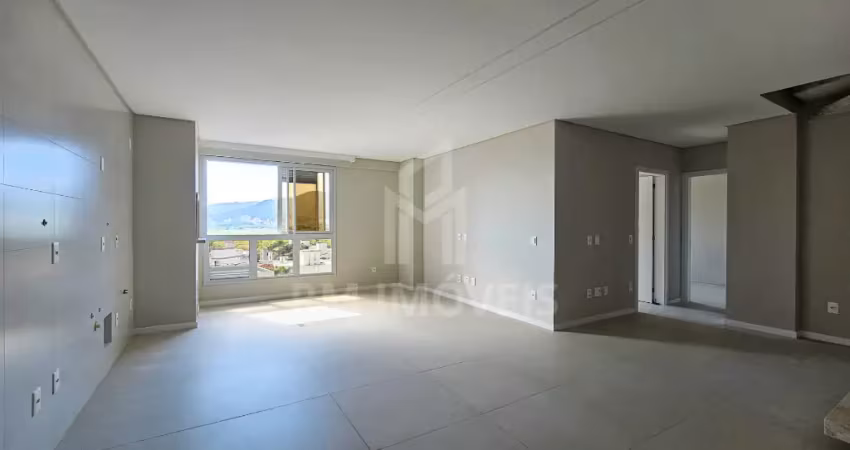 Cobertura dúplex nova de 3 dormitórios, sendo 2 suítes mais lavabo, 2 vagas de garagem e hobby-box, na Rua Lauro Linhares!