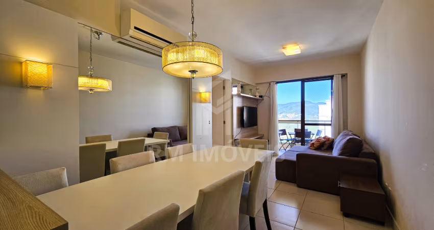 Apartamento semimobiliado de 3 dormitórios sendo 1 suíte, com 2 vagas de garagem, em condomínio clube referência no Itacorubi!