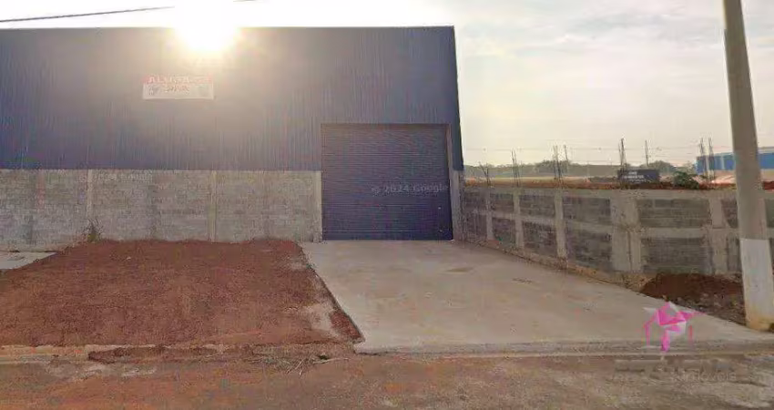 Barracão para alugar, 850 m² por r$ 10.600,00/mês - industrial anhanguera - leme/sp