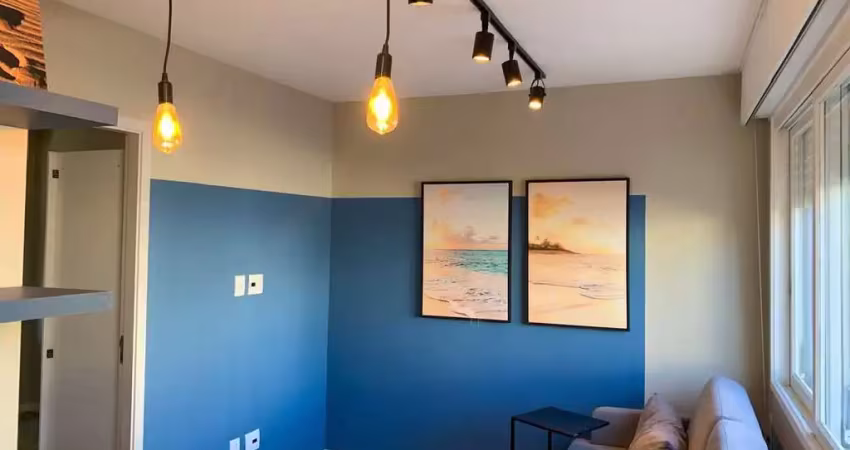Apartamento com 1 dormitório para alugar, 33 m² por r$ 2.500/mês - auxiliadora - porto alegre/rs