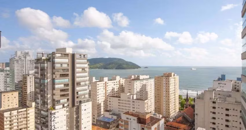 Apartamento com 4 dormitórios à venda, 204 m² por r$ 3.250.000,00 - boqueirão - santos/sp
