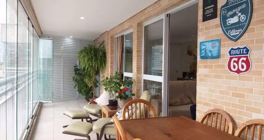 Apartamento com 3 dormitórios à venda, 130 m² por r$ 1.900.000,00 - gonzaga - santos/sp