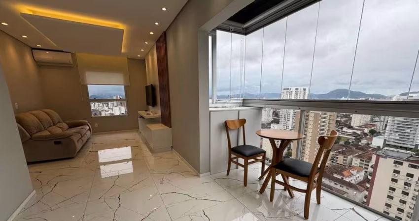 Apartamento com 2 dormitórios à venda, 74 m² por R$ 1.039.000,00 - Embaré - Santos/SP