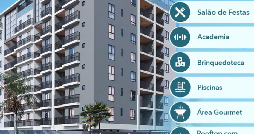 Apartamento pertinho do Mar, para você viver momentos incríveis, 81m2, 3 dormitórios, varanda, área de lazer.