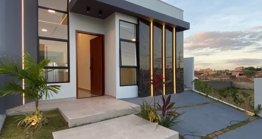 Casa linda e aconchegante, 3 quartos, área gourmet.Condomínio Montevillet
