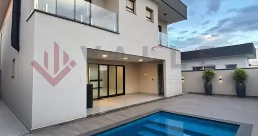 Casa em condomínio para locação em caçapava, condomínio terras do vale, 3 dormitórios, 3 suítes, 2 banheiros, 4 vagas