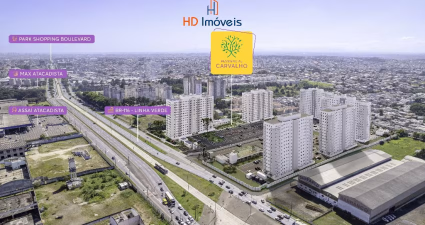 APARTAMENTO EM CONDOMÍNIO CLUB, 2 QUARTOS, 1 VAGA DE GARAGEM NO PINHEIRINHO - CURITIBA/PR