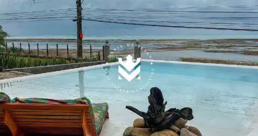 Casa beira mar japaratinga - 8 suites, piscina e jacuzzi