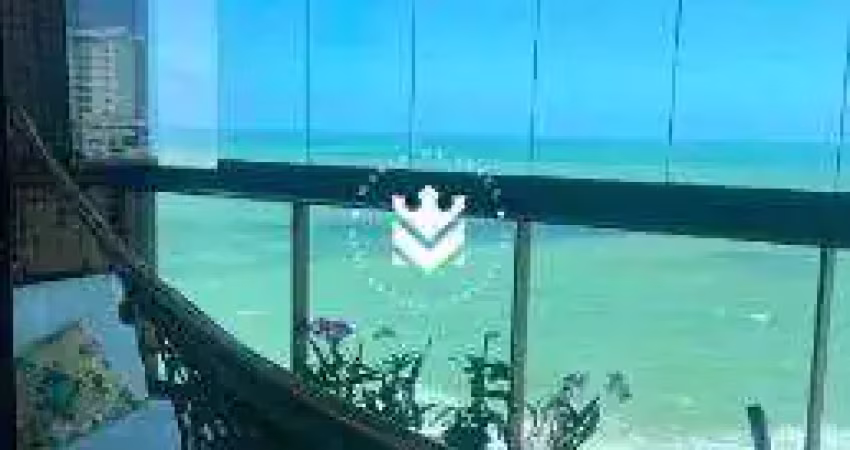 Apartamento na avenida boa viagem com 4 suítes com 204m²