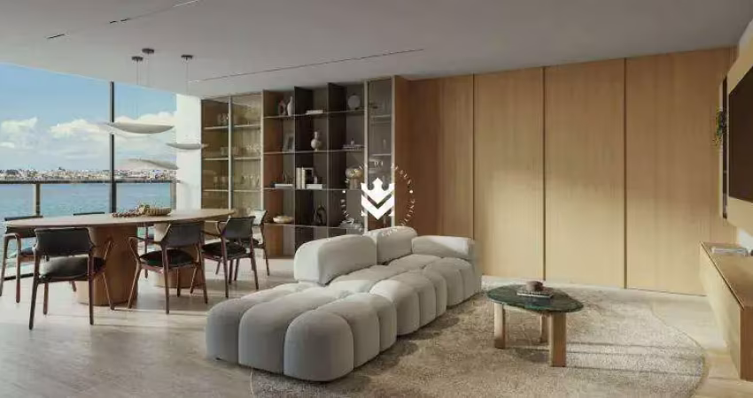 Apartamento no novo cais com 03 suítes e 137,77m² da moura dubeux