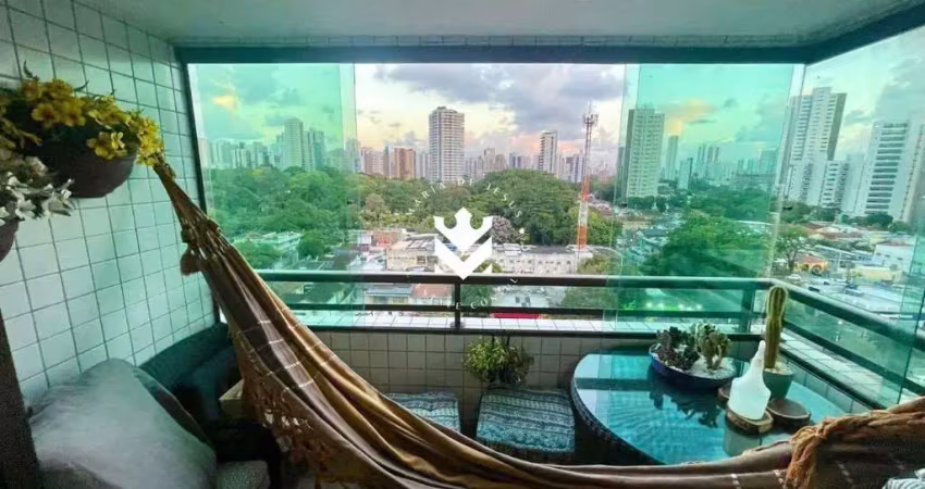 Apartamento à venda em casa forte - 104 m² - nascente – reformado com closet