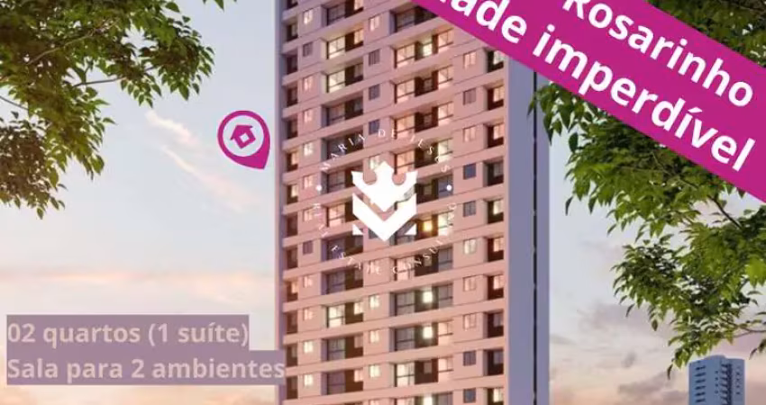 Lançamento, não perca essa oportunidade! o melhor 2 quartos do rosarinho a partir de r$525.000,00!!!!