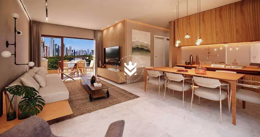 Poucas unidades! apartamento na madalena com 04 quartos (2 suítes) com 127m² para venda.
