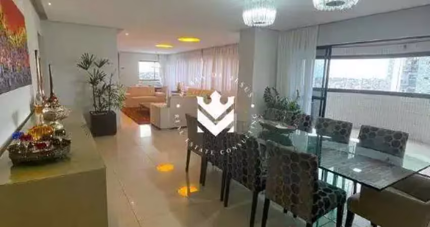 Luxuoso imóvel andar alto, 4 suítes, 4 vagas, área de lazer completa e acabamento de alto padrão