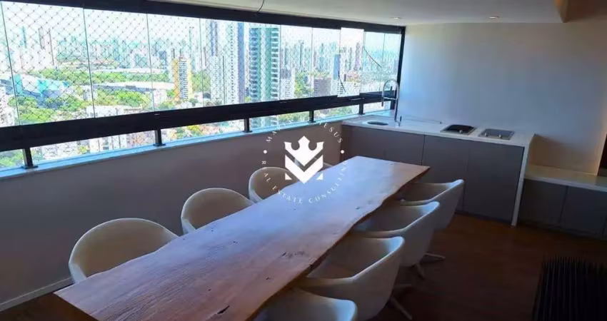 Vendo apartamento luxuoso, andar alto acima 25 º andar, 4 suítes, varanda gourmet e lazer completo na praça de casa forte - freguesia de casa forte
