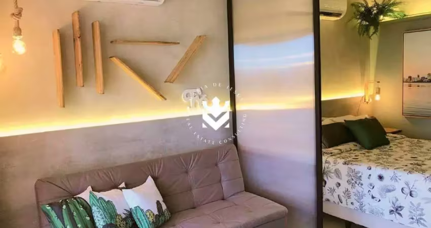 Oportunidade imperdível! vendo flat 38m² mobiliado na beira mar de carneiros