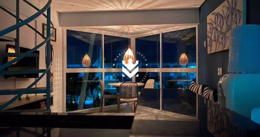 Apartamento duplex mobiliado à beira-mar de porto de galinhas