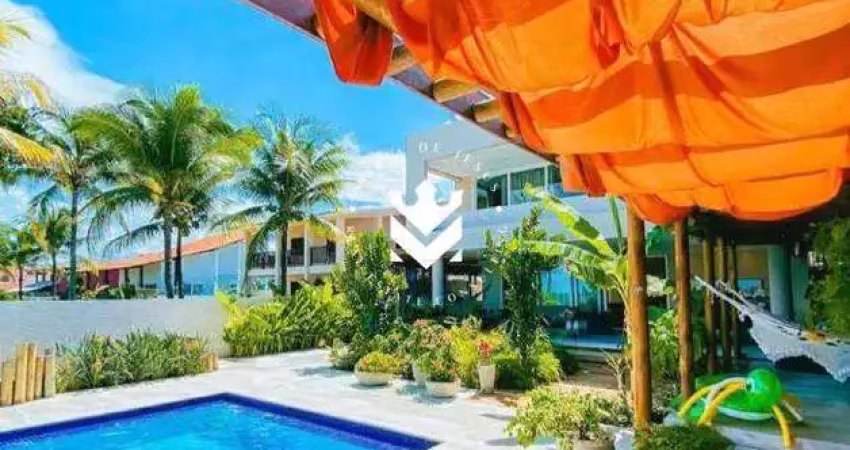 Mansão beira-mar em serrambi, 650m² – vista para a ilha de santo aleixo e acabamento premium