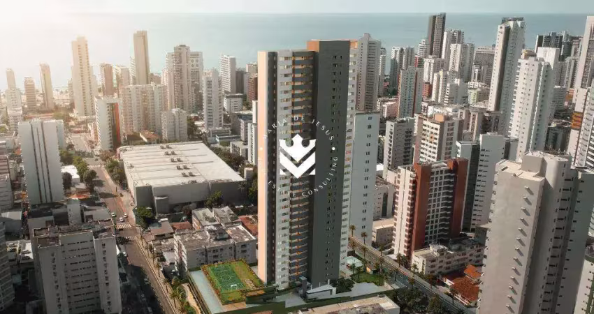 Vendo apartamento 3 quartos (1 suíte) com 107m², no coração de boa viagem.
