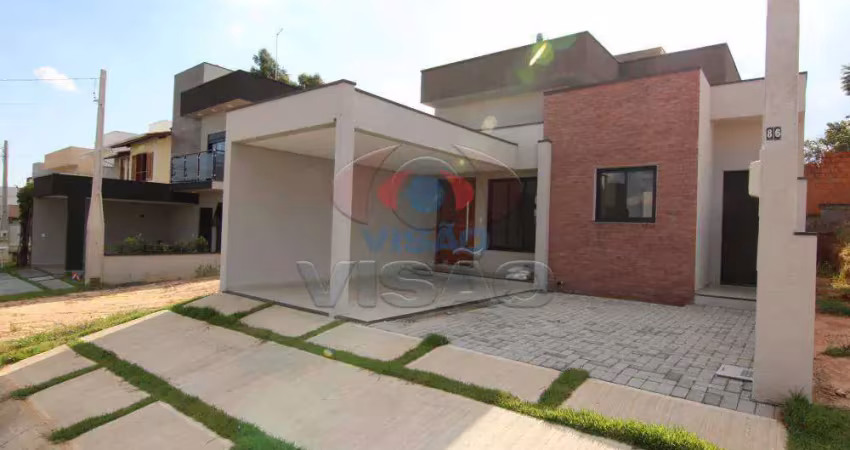 Casa em condomínio à venda, 3 quartos, 1 suíte, 2 vagas, jardim montreal residence - indaiatuba/sp