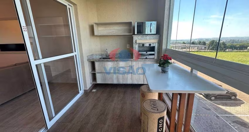 Apartamento mobiliado com 3 dormitórios