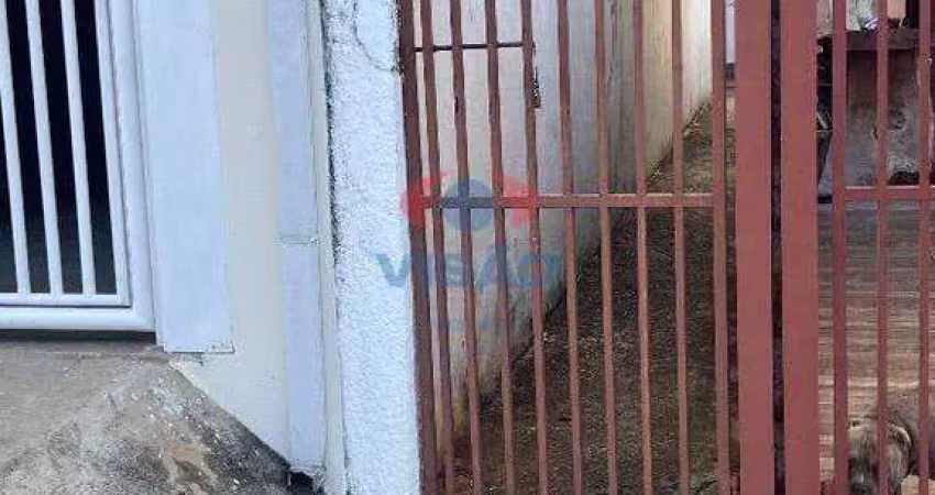 Casa com 2 cômodos e um pequeno quintal para locação no Jardim Eldorado, Indaiatuba/SP.