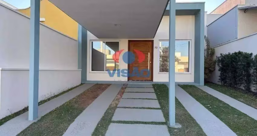 Casa em condomínio para aluguel, 3 quartos, 1 suíte, 2 vagas, jardim montreal residence - indaiatuba/sp