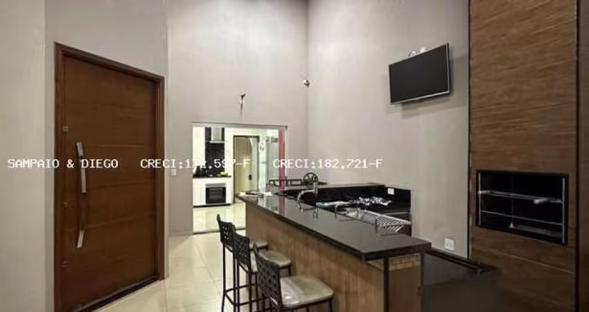 Casa para Venda em Jaboticabal, Recanto do Barreiro, 2 dormitórios, 1 suíte, 3 banheiros, 4 vagas